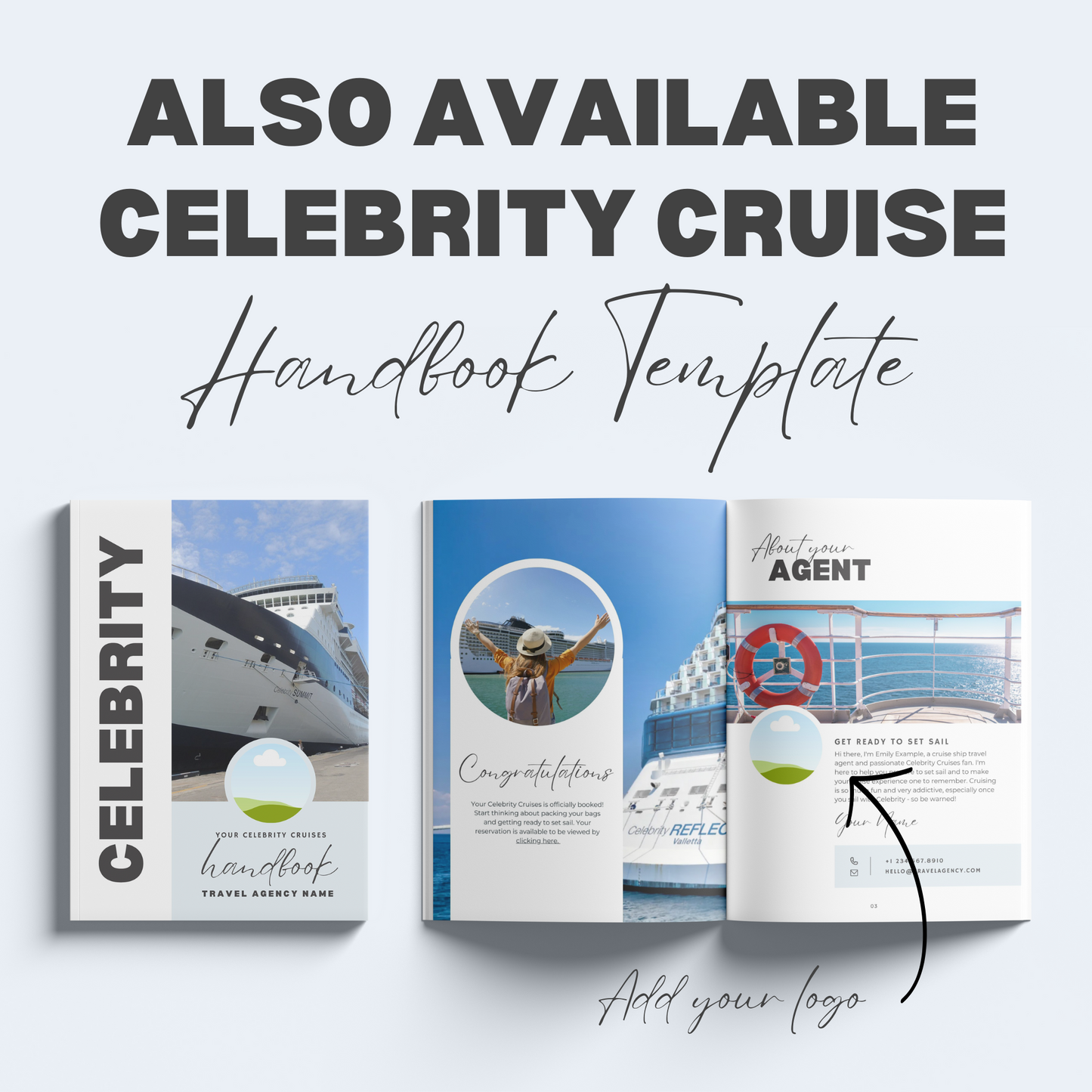 Celebrity Cruise Line Marketing Flyer: Canva Template