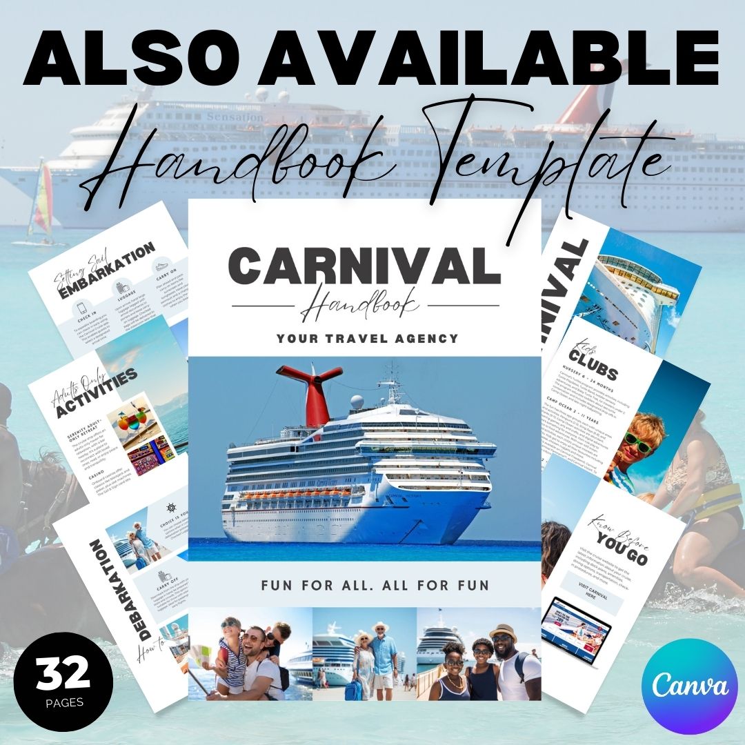 Carnival Cruise Line Marketing Flyer: Canva Template