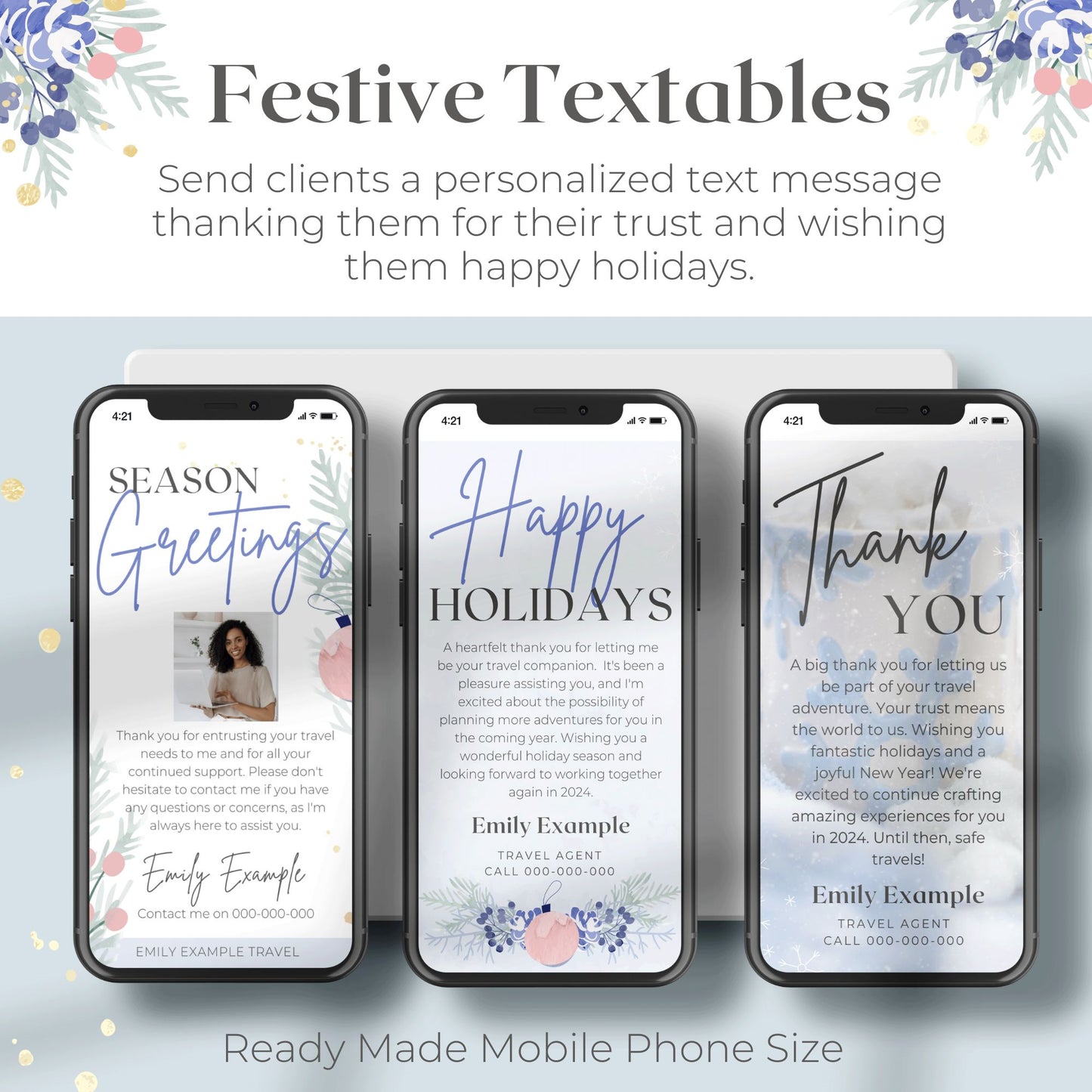 Festive Season Canva Template Bundle