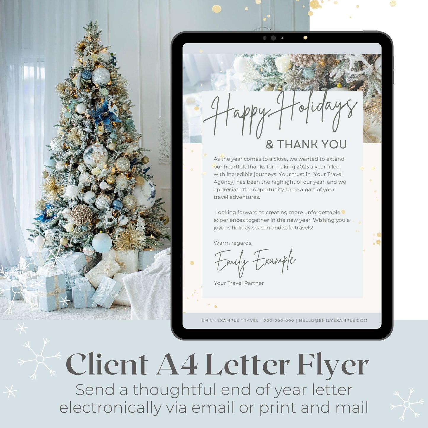 Festive Season Canva Template Bundle