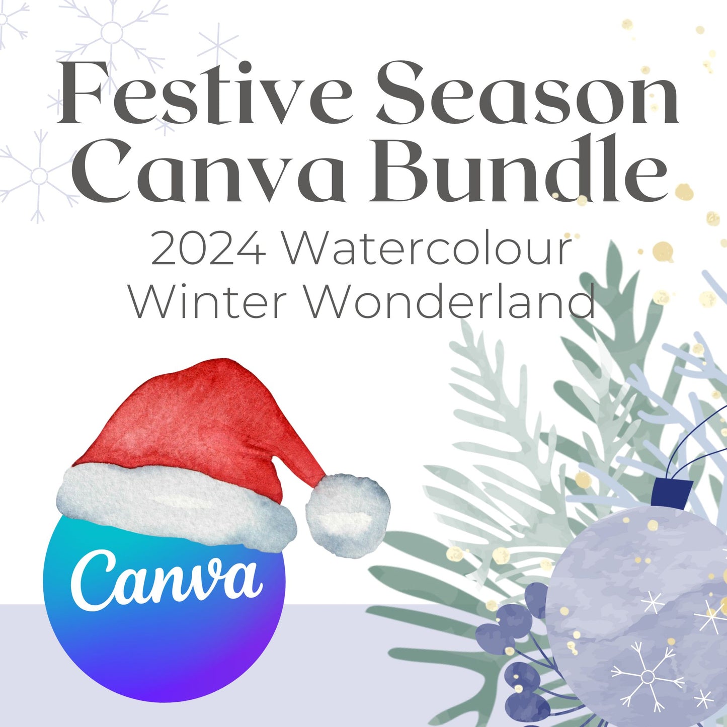 Festive Season Canva Template Bundle